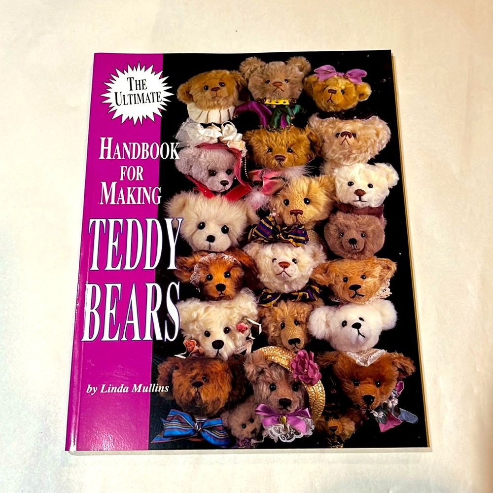 NEW 1998 Handbook for Making Teddy Bears Ultimate Linda Mullins Crafters BOOK